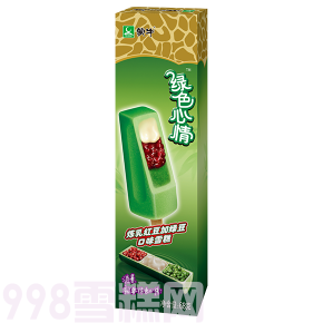 蒙牛绿色心情炼奶红豆加绿豆口味雪糕批发 68g 30盒