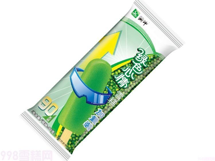 【团购】蒙牛绿色心情绿莎莎加量装雪糕8支装