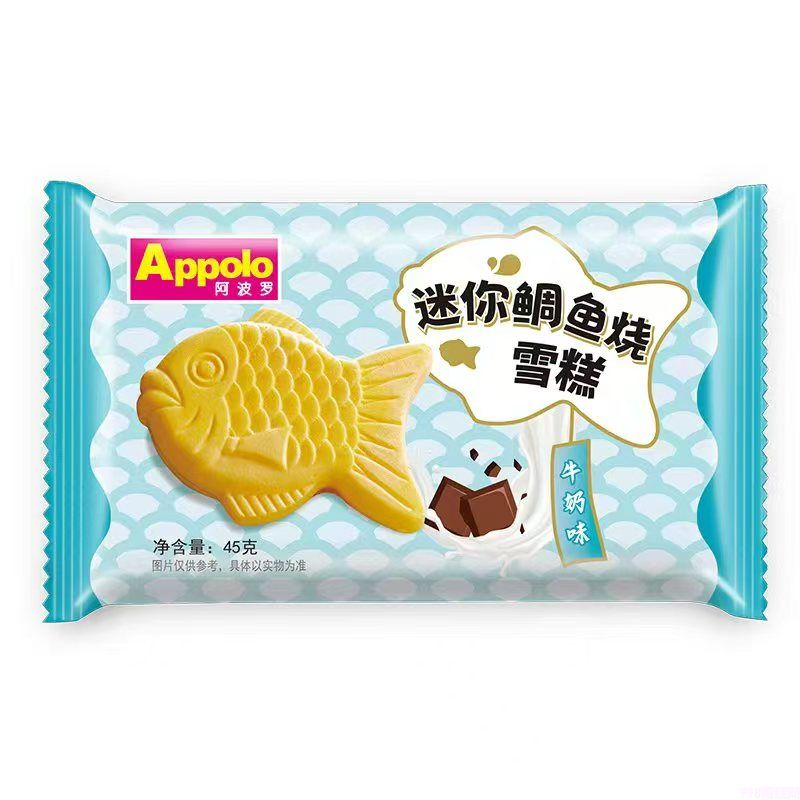 Applo阿波罗迷你鲷鱼牛奶味冰淇淋  24支