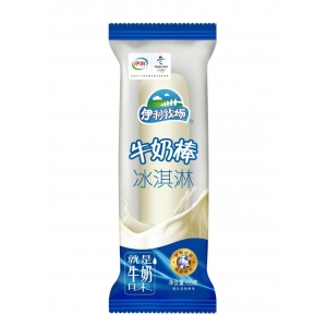 伊利牧场牛奶棒冰淇淋牛奶口味雪糕冰激凌热卖冷饮批发 65g 35支