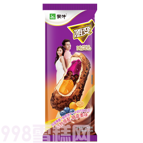 蒙牛随变随芯果蓝莓橙子口味雪糕30支 75g(图1) 蒙牛随变随芯果蓝莓橙子口味雪糕30支 75g(1)
